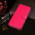 For Cubot C30 idewei Crazy Horse Texture Horizontal Flip Leather Case with Holder & Card Slots & Wallet(Rose Red) - 1