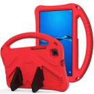 For Huawei MediaPad M3 Lite 8.0 /  M6 8.4 EVA Flat Anti Falling Protective Case Shell with Holder(Red) - 1