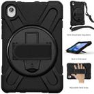 For Lenovo Tab M8 (2020) TB-8705F 8.0 inch Shockproof Colorful Silicone + PC Protective Case with Holder & Shoulder Strap & Hand Strap(Black) - 2