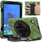 For Lenovo Tab M8 (2020) TB-8705F 8.0 inch Shockproof Colorful Silicone + PC Protective Case with Holder & Shoulder Strap & Hand Strap(Camouflage) - 1