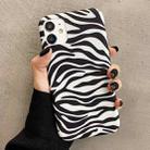 Water Stick Style Hard Protective Case For iPhone 12 Pro Max(Zebra Texture) - 1