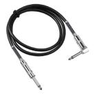 TC048SL 6.35mm Plug Straight to Elbow Electric Guitar Audio Cable, Cable Length:1.8m - 1