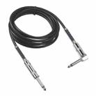 TC048SL 6.35mm Plug Straight to Elbow Electric Guitar Audio Cable, Cable Length:6m - 1