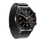 M98 1.28 inch IPS Color Screen IP67 Waterproof Smart Watch, Support Sleep Monitor / Heart Rate Monitor / Bluetooth Call, Style:Steel Strap(Black) - 1