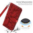 For Sony Xperia 8 Life of Tree Embossing Pattern Horizontal Flip Leather Case with Holder & Card Slot & Wallet & Photo Frame & Lanyard(Red) - 4