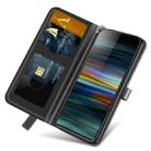 For Sony Xperia 8 Life of Tree Embossing Pattern Horizontal Flip Leather Case with Holder & Card Slot & Wallet & Photo Frame & Lanyard(Black) - 6