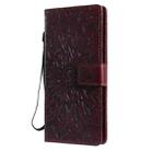 For OnePlus Nord N10 5G Sun Embossing Pattern Horizontal Flip Leather Case with Card Slot & Holder & Wallet & Lanyard(Brown) - 2