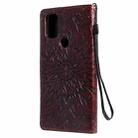 For OnePlus Nord N10 5G Sun Embossing Pattern Horizontal Flip Leather Case with Card Slot & Holder & Wallet & Lanyard(Brown) - 3