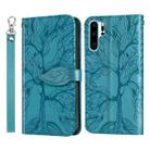 For Huawei P30 Pro Life of Tree Embossing Pattern Horizontal Flip Leather Case with Holder & Card Slot & Wallet & Photo Frame & Lanyard(Blue) - 1