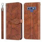 For Samsung Galaxy Note9 Life of Tree Embossing Pattern Horizontal Flip Leather Case with Holder & Card Slot & Wallet & Photo Frame & Lanyard(Brown) - 1