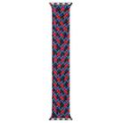 Mixed Color Nylon Braided Single Loop Watch Band For Apple Watch Series 8&7 41mm / SE 2&6&SE&5&4 40mm / 3&2&1 38mm, Size:S(Red Camouflage) - 1
