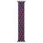 Mixed Color Nylon Braided Single Loop Watch Band For Apple Watch Series 8&7 41mm / SE 2&6&SE&5&4 40mm / 3&2&1 38mm, Size:L(Red Camouflage) - 1