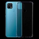 For OPPO A15 Four-Corner Shockproof Ultra-thin TPU Case(Transparent) - 1