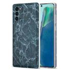 For Samsung Galaxy Note20 TPU Glossy Marble Pattern IMD Protective Case(Dark Grey) - 1