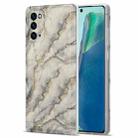 For Samsung Galaxy Note20 TPU Gilt Marble Pattern Protective Case(Grey) - 1