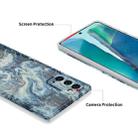 For Samsung Galaxy Note20 TPU Gilt Marble Pattern Protective Case(Grey) - 3
