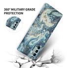 For Samsung Galaxy Note20 TPU Gilt Marble Pattern Protective Case(Grey) - 5