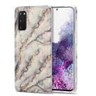 For Samsung Galaxy S20 TPU Gilt Marble Pattern Protective Case(Grey) - 1