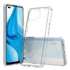For OPPO A93 Shockproof Scratchproof TPU + Acrylic Protective Case(Transparent) - 1