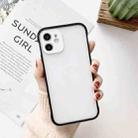 For iPhone 12 Pro Phantom Contrast Color Four Corners Shockproof Protective Case(White) - 1