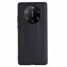 For Huawei Mate 40 RS GEBEI Full-coverage Shockproof Leather Protective Case(Black) - 1