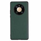 For Huawei Mate 40 Pro GEBEI Full-coverage Shockproof Leather Protective Case(Dark Green) - 1