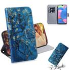 For Galaxy A30s Painting Pattern Coloured Drawing Horizontal Flip Leather Case with Holder & Card Slots & Wallet(Apricot Flower) - 1