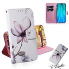 For Xiaomi Redmi Note 8 Pro Painting Pattern Coloured Drawing Horizontal Flip Leather Case with Holder & Card Slots & Wallet(Magnolia) - 1