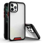 Bright Shield PC + TPU Protective Case For iPhone 12 / 12 Pro(Black + Red) - 1