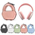 PP Jelly Color Headphone Protective Case for AirPods Max, with Hook(White) - 2