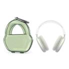 PP Jelly Color Headphone Protective Case for AirPods Max, with Hook(Green) - 1