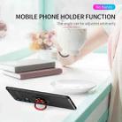 For OPPO Reno5 5G Metal Ring Holder 360 Degree Rotating TPU Case(Red) - 7