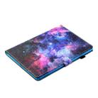 Sewing Thread Horizontal Painted Flat Leather Case with Pen Cover & Anti Skid Strip & Card Slot & Holder & Sleep / Wake-up Function For iPad Air(Starry Sky) - 7