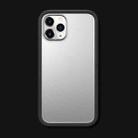 For iPhone 12 mini X-level Ultimate Series Liquid Silicone Frame + Frosted Back Panel Protective Case (Black) - 1