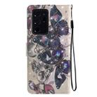 For Samsung Galaxy Note 20 Ultra 3D Painting Horizontal Flip Leather Case with Holder & Card Slot & Lanyard(Black Butterflies) - 3