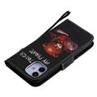 For iPhone 12 mini Painting Horizontal Flip Leather Case with Holder & Card Slot & Lanyard (Bear) - 7