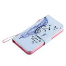 For iPhone 12 mini Painting Horizontal Flip Leather Case with Holder & Card Slot & Lanyard (Feather) - 6