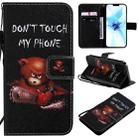 For iPhone 12 / 12 Pro Painting Horizontal Flip Leather Case with Holder & Card Slot & Lanyard(Bear) - 1