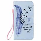For iPhone 12 / 12 Pro Painting Horizontal Flip Leather Case with Holder & Card Slot & Lanyard(Feather) - 2