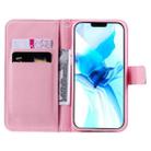 For iPhone 12 / 12 Pro Painting Horizontal Flip Leather Case with Holder & Card Slot & Lanyard(Feather) - 4