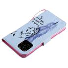 For iPhone 12 / 12 Pro Painting Horizontal Flip Leather Case with Holder & Card Slot & Lanyard(Feather) - 7