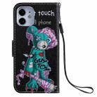 For iPhone 12 mini Painting Horizontal Flip Leather Case with Holder & Card Slot & Lanyard (Cyclops) - 3