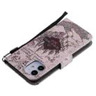 For iPhone 12 mini Painting Horizontal Flip Leather Case with Holder & Card Slot & Lanyard (Castle) - 7