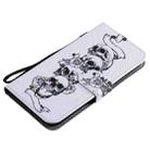 For iPhone 12 / 12 Pro Painting Horizontal Flip Leather Case with Holder & Card Slot & Lanyard(Skull Bone) - 6