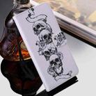 For iPhone 12 / 12 Pro Painting Horizontal Flip Leather Case with Holder & Card Slot & Lanyard(Skull Bone) - 8