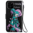 For iPhone 12 / 12 Pro Painting Horizontal Flip Leather Case with Holder & Card Slot & Lanyard(Cyclops) - 3