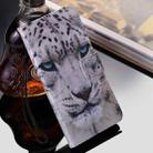 For iPhone 12 / 12 Pro Painting Horizontal Flip Leather Case with Holder & Card Slot & Lanyard(White Leopard) - 8