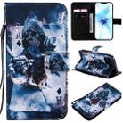 For iPhone 12 / 12 Pro Painting Horizontal Flip Leather Case with Holder & Card Slot & Lanyard(Magician) - 1