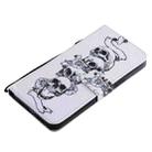 For iPhone 12 Pro Max Painting Horizontal Flip Leather Case with Holder & Card Slot & Lanyard(Skull Bone) - 6