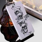 For iPhone 12 Pro Max Painting Horizontal Flip Leather Case with Holder & Card Slot & Lanyard(Skull Bone) - 8